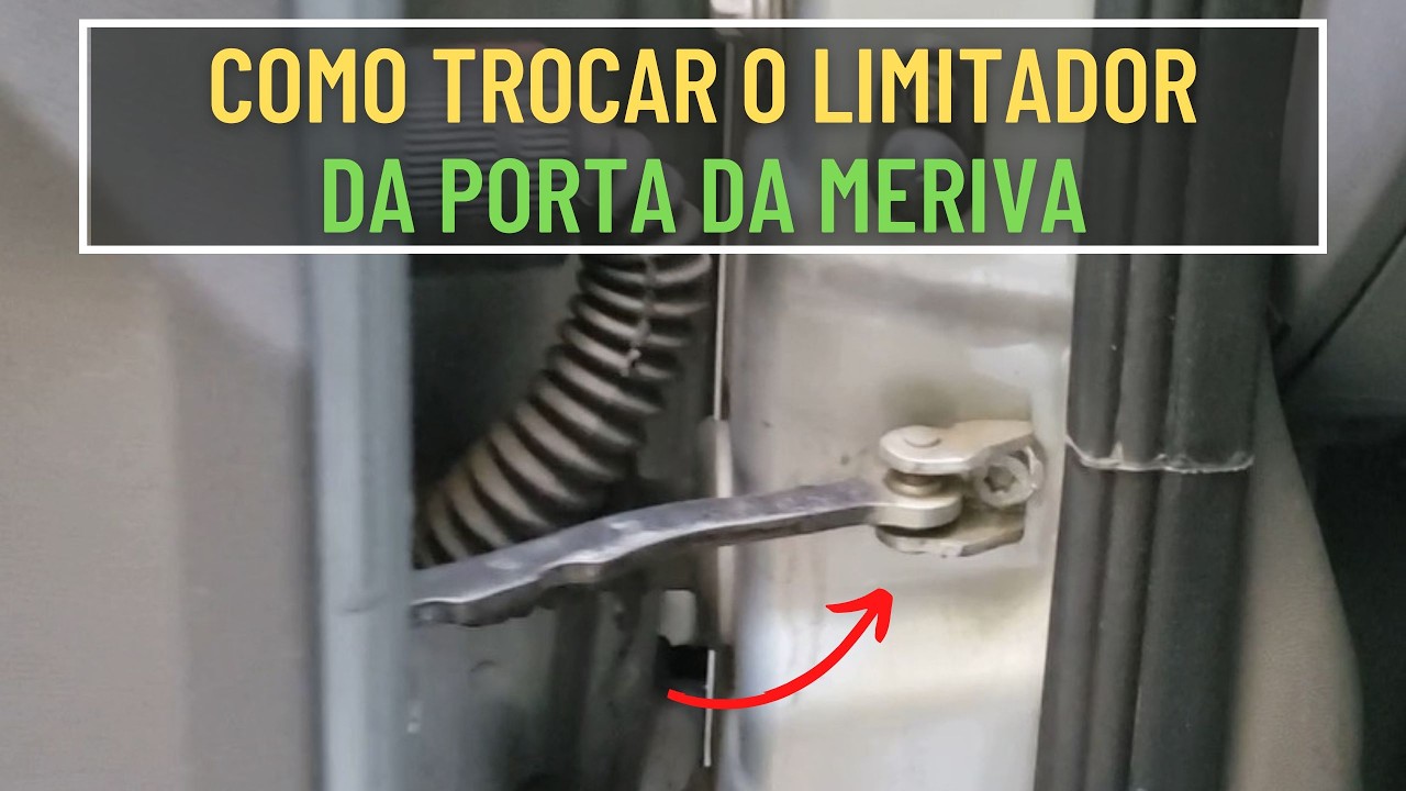 Como trocar o Limitador da Porta da Meriva 2012 #Vídeo 42