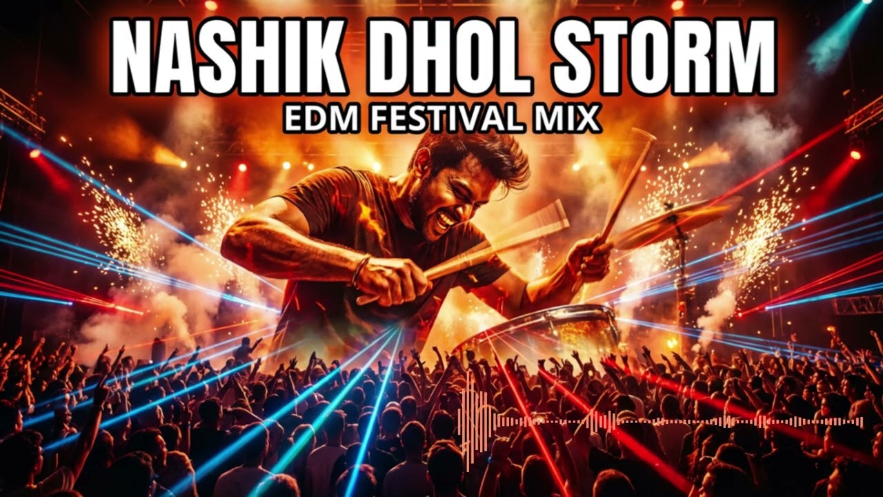 NASHIK DHOL STORM – EDM FESTIVAL MIX 🔥 Indian Drum × EDM Banger (140 BPM)