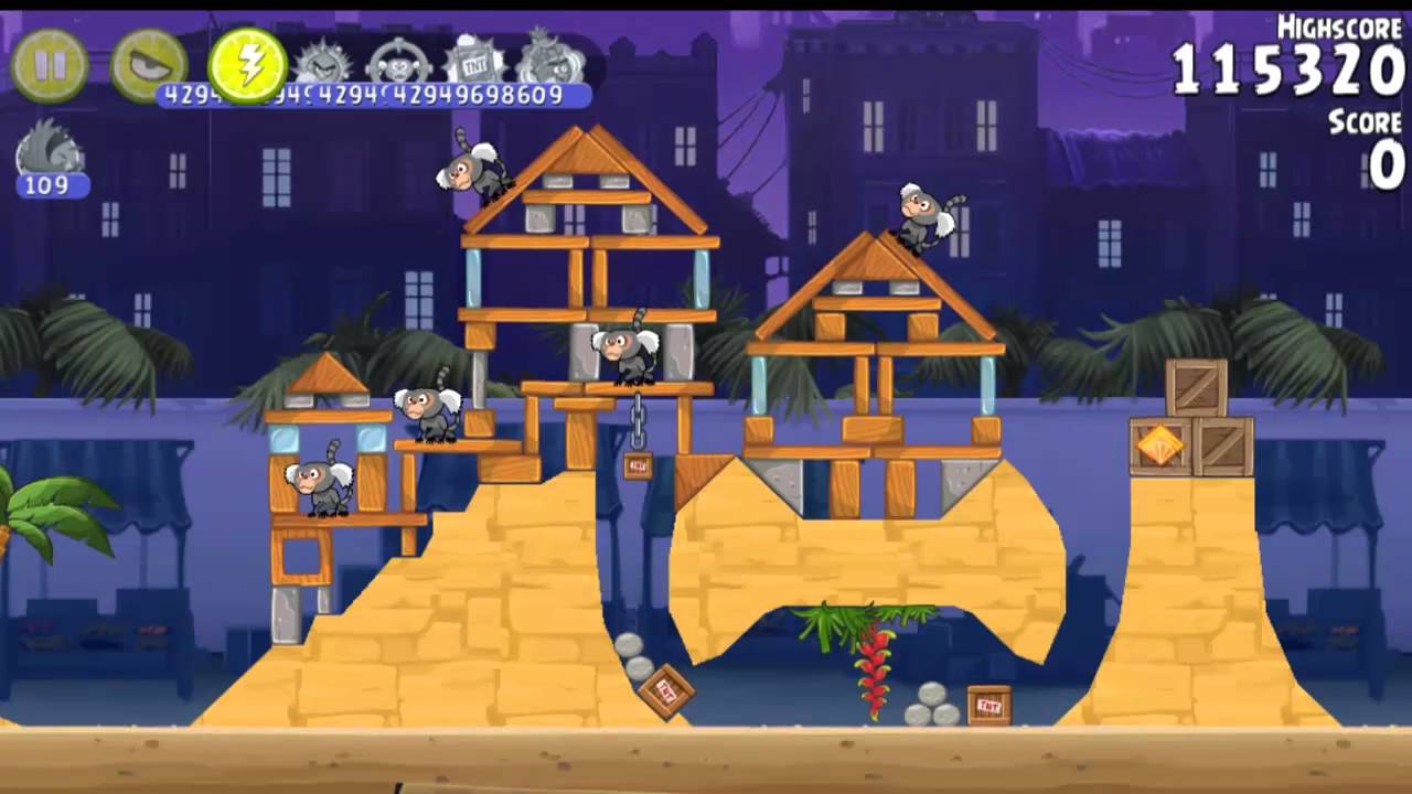 Angry Birds Rio Market Mayhem All levels