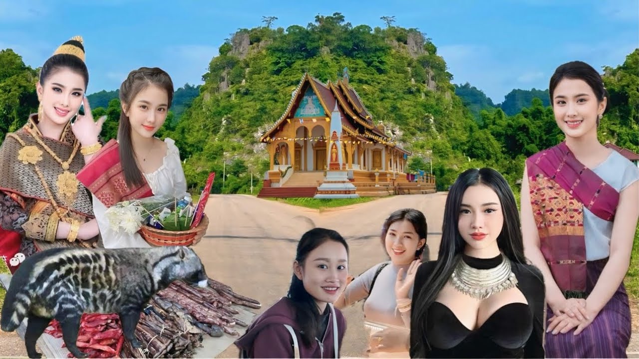 CHỢ SẦM NƯA NƯỚC LÀO CÁC CÔ GÁI XINH ĐẸP BÁN TOÀN HÀNG NÓNG Ở VIỆT NAM LÀ ĐI KĨ