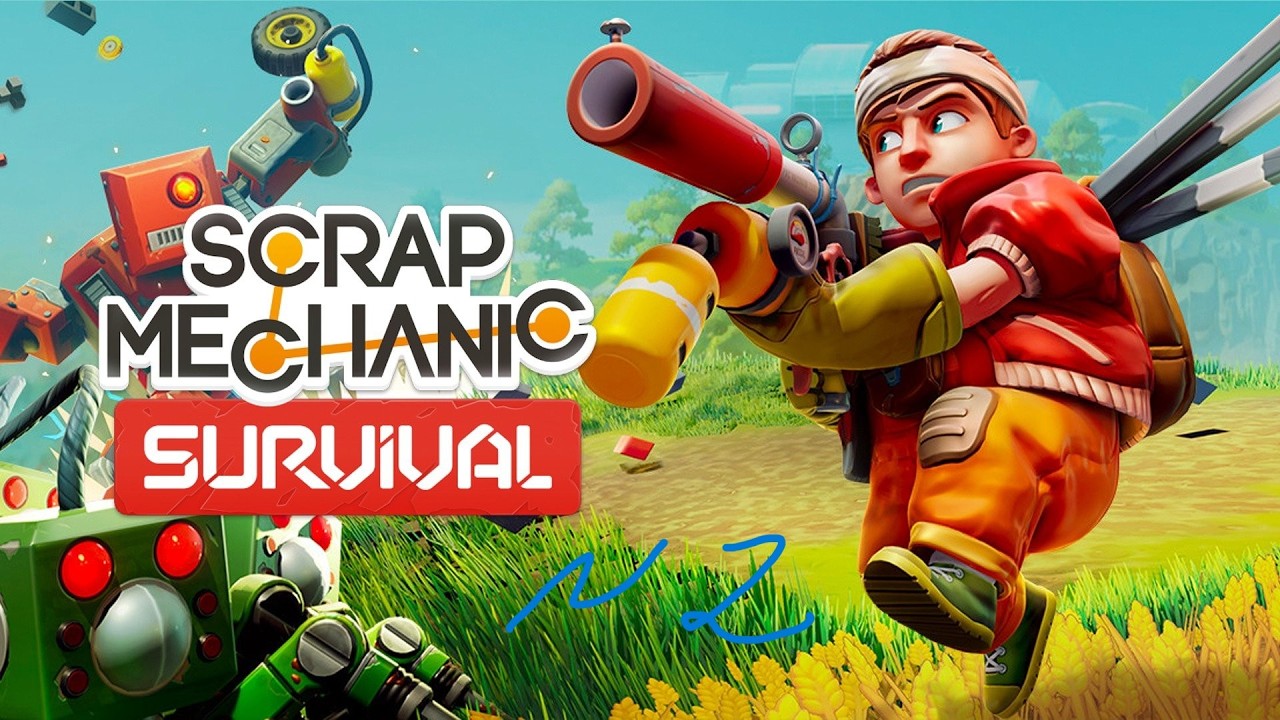 SCRAP MECHANIC ,  2 Серия , СТАНЦИЯ МЕХАНИКА !!!