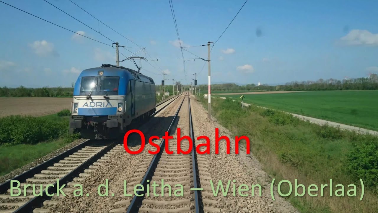 Führerstandsmitfahrt | Cab Ride | Ostbahn Bruck a. d. Leitha - Wien (Oberlaa) | Austria [4K] Vectron