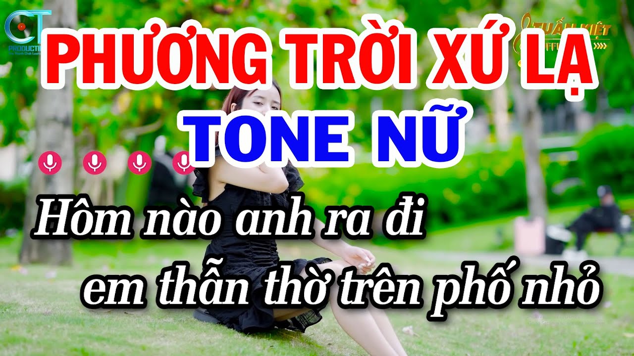 Karaoke Phương Trời Xứ Lạ Tone Nữ ( F#m ) Nhạc Sống Beat Mới Dễ Ca Nhất | Tuấn Kiệt