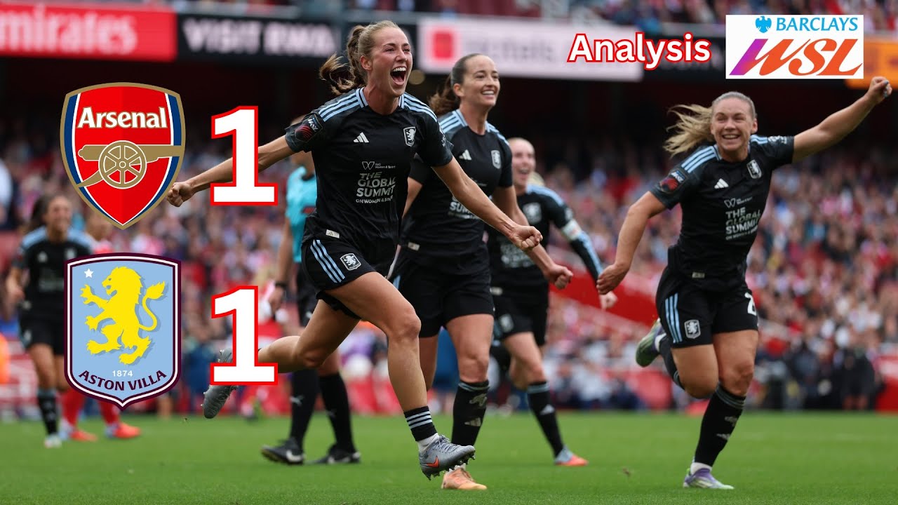How did Arsenal drop points against Aston Villa? | Analysis | Women's Super League 2025/26