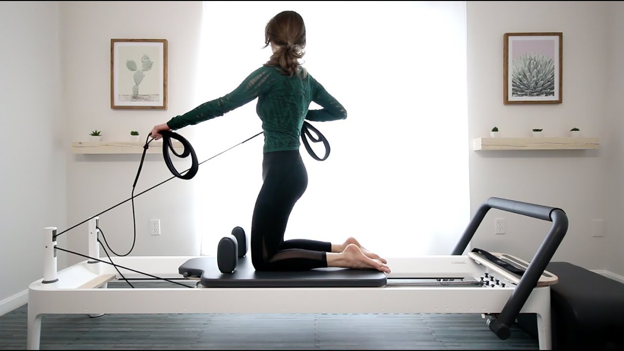 Pilates Reformer Move Demo: Bow and Arrow