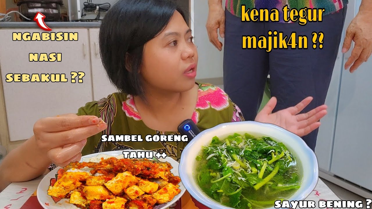 ART BANGKRUT NO MAJIKAN ⁉️ TERSANGKA UTAMA NGABISIN BERAS  - Masak Sambel Goreng Tahu + Ikan
