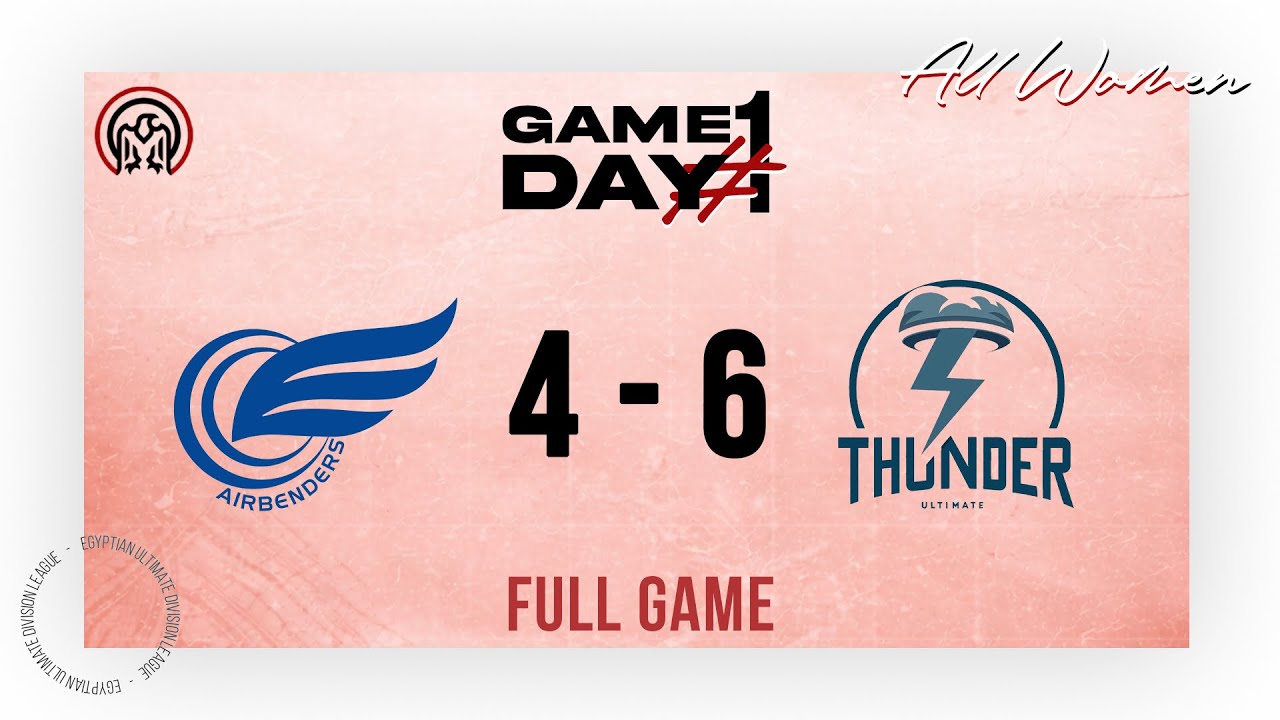 Airbenders VS Thunder - EUDL 26' - ALL WOMEN