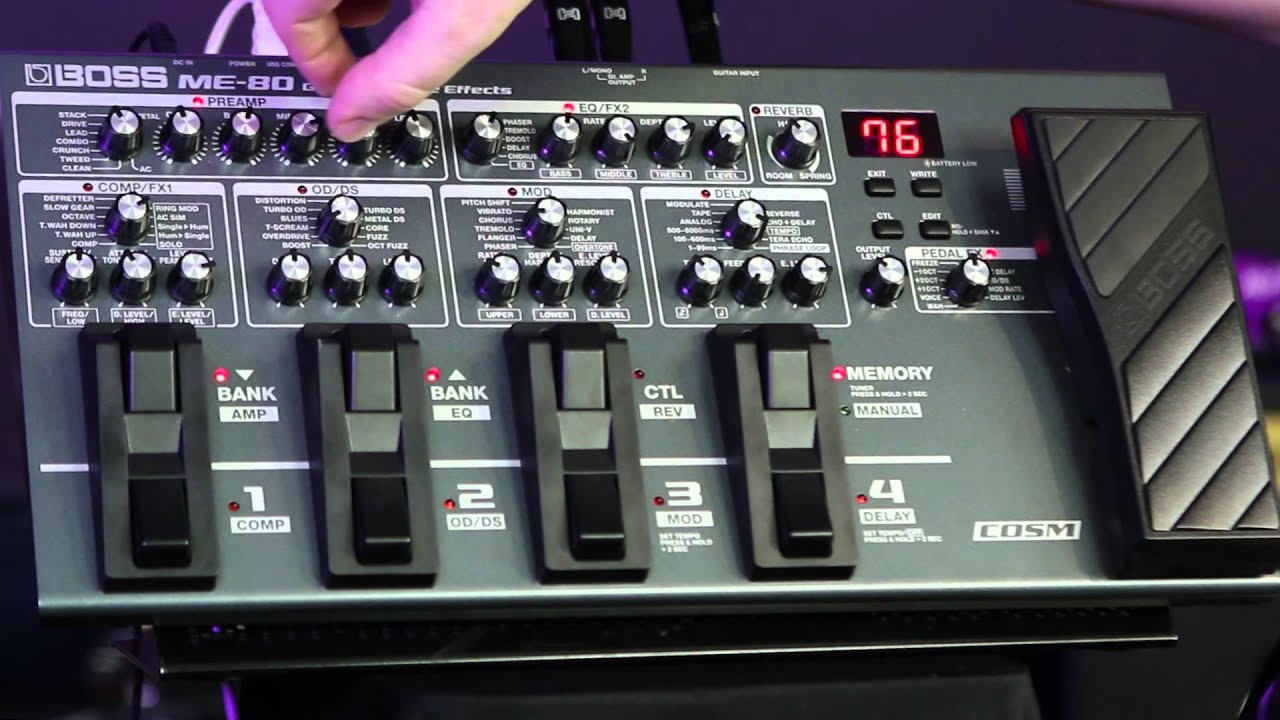 BOSS ME-80 Classic Patches Explained - 