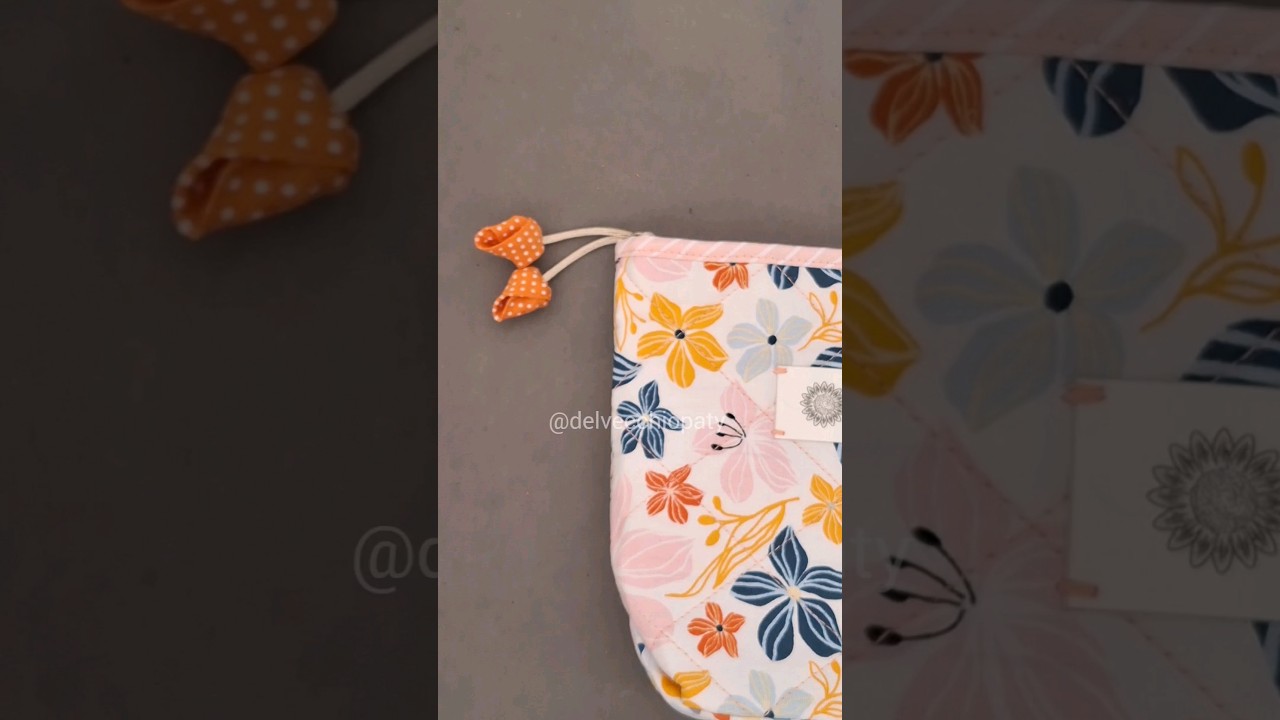 Ponteira tulipa 🌷 #costuracriativa #sewing #diy