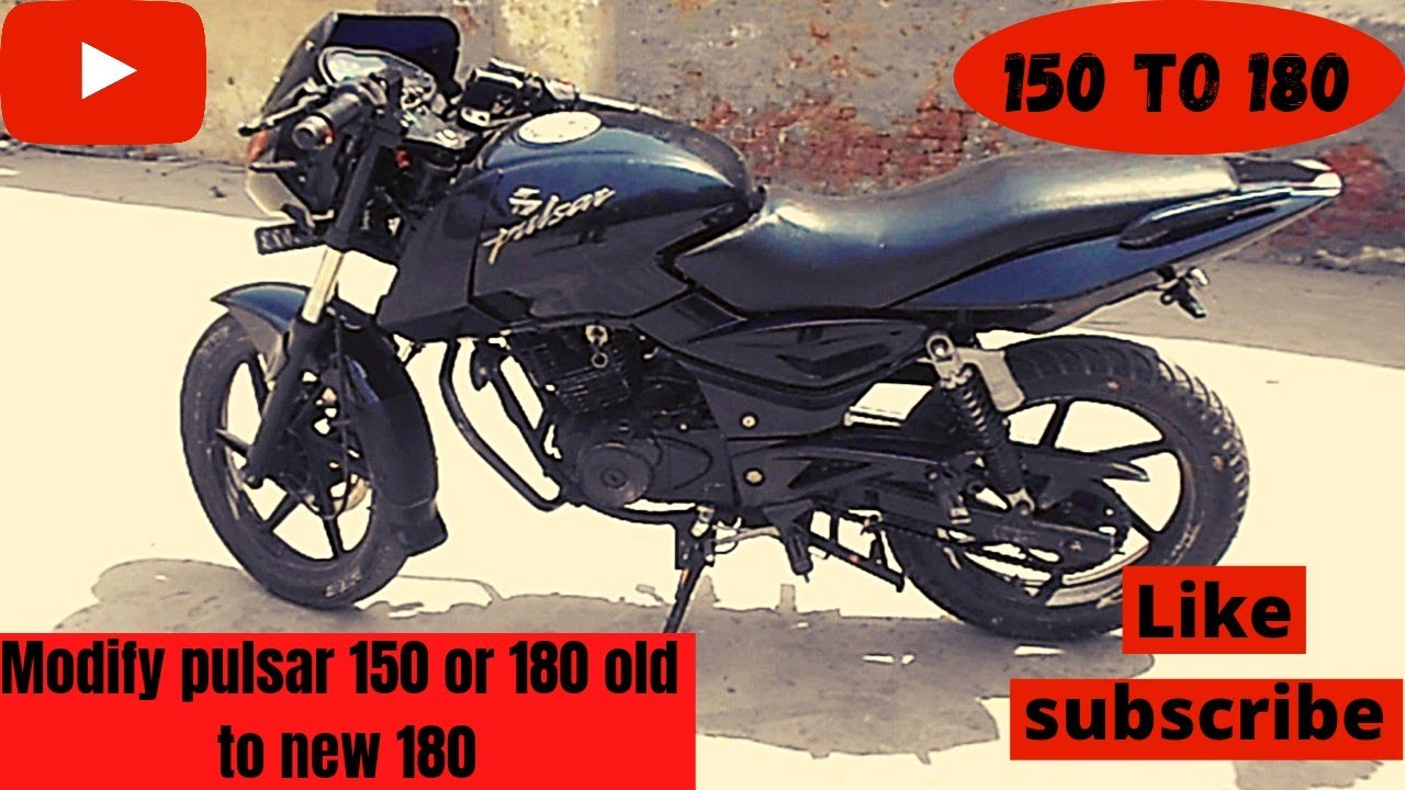 How to modify pulsar 180 old to new model // How to modify pulsar 150 to 180