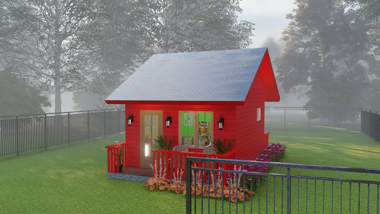 Intimate Living: Small House Design Unveiled - 4 x 5 Meters (20 SQM)