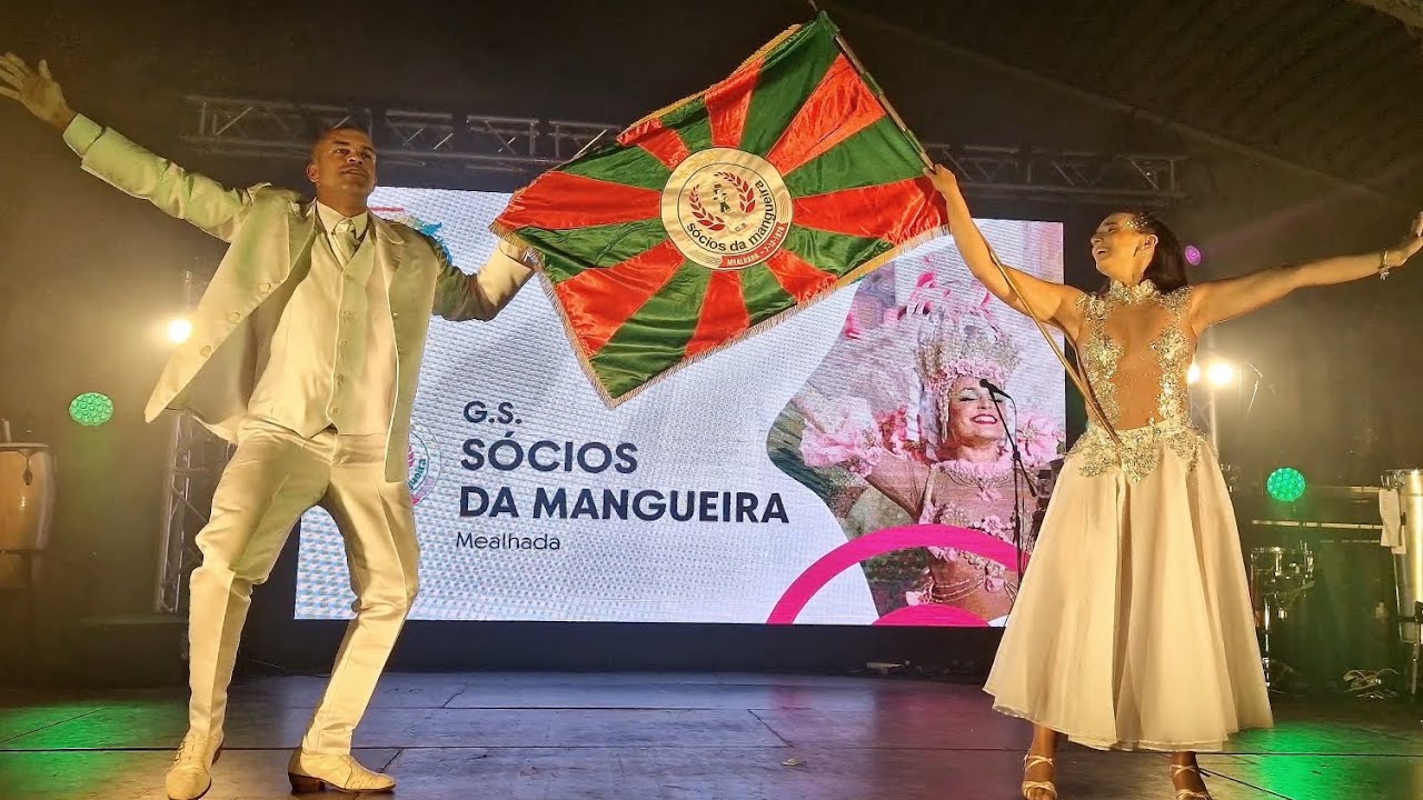 Sócios Da Mangueira - Porta Bandeira & Mestre Sala @Festival De Samba Estarreja 2024 @PlaytekTv