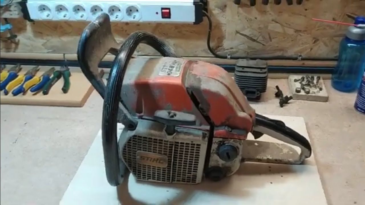 Stihl 048 mit is rejt egy régi gép!