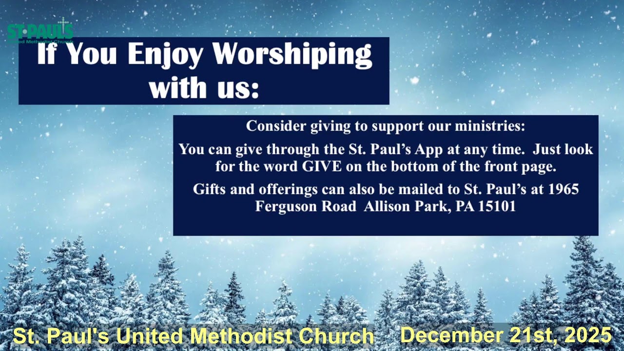 Candlght Service Dec. 21st 7PM