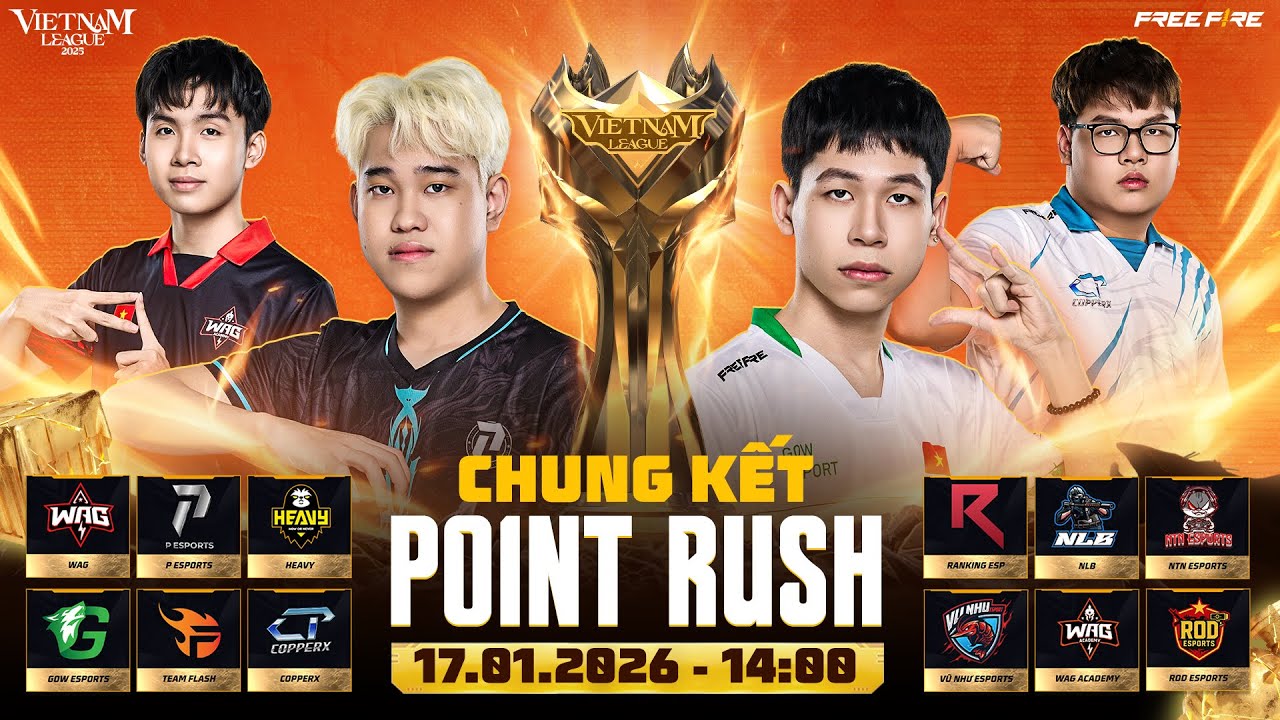 [Vietnam League 2025] CHUNG KẾT | POINT RUSH - WAG, @HEAVYgg...liệu có chiếm ưu thế?