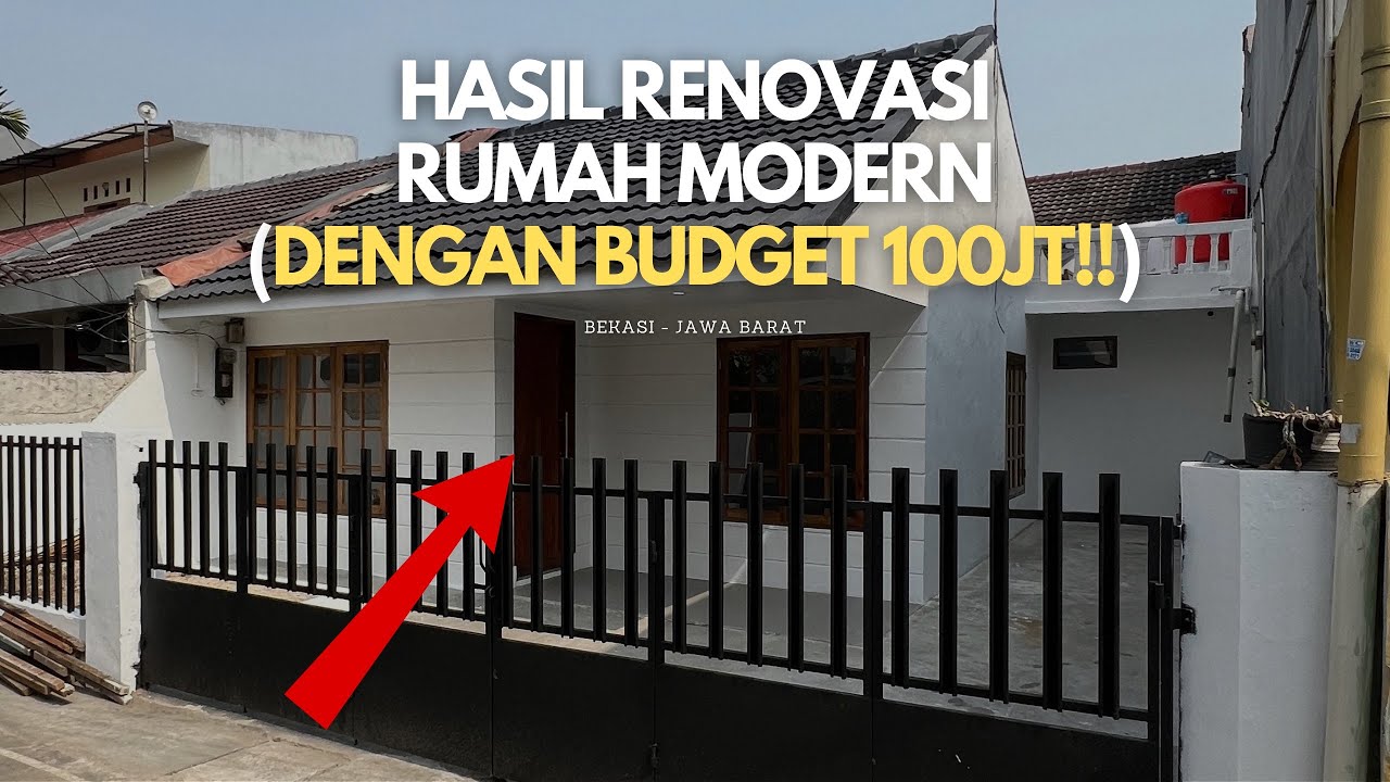 HASIL RENOVASI RUMAH !! | BUDGET 100JT|