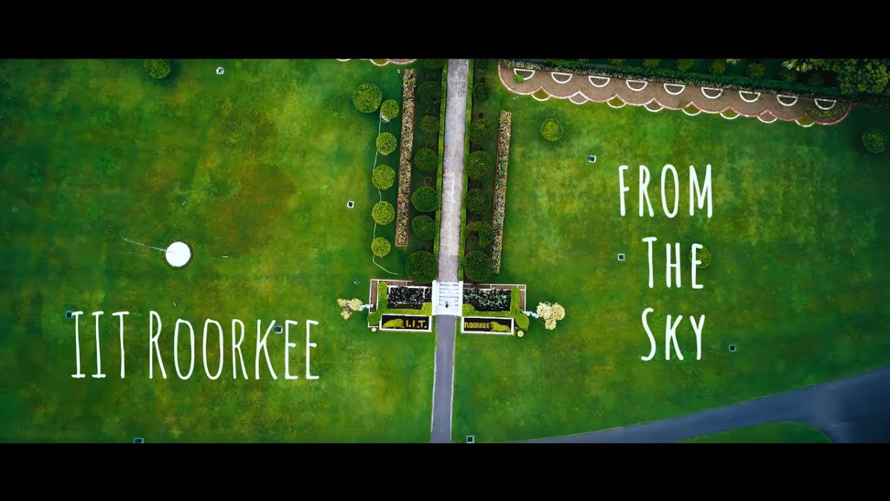 IIT Roorkee and Around from the Sky.