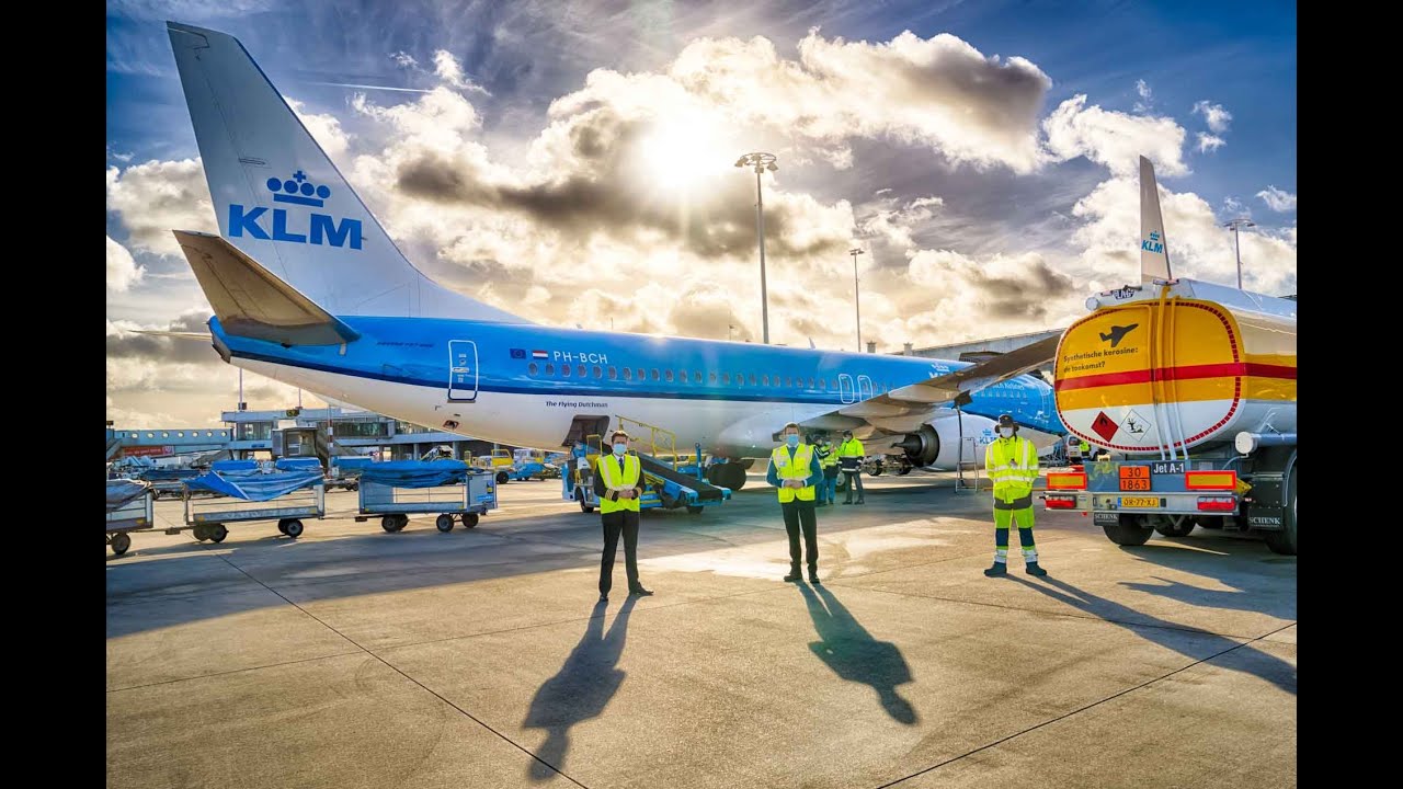 KLM - First passenger flight with synthetic fuel