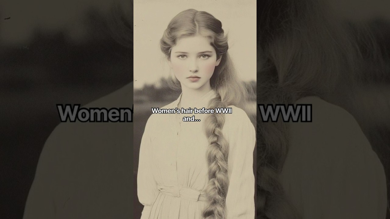 Women&rsquo;s hair before World War II and after 🫠 #history