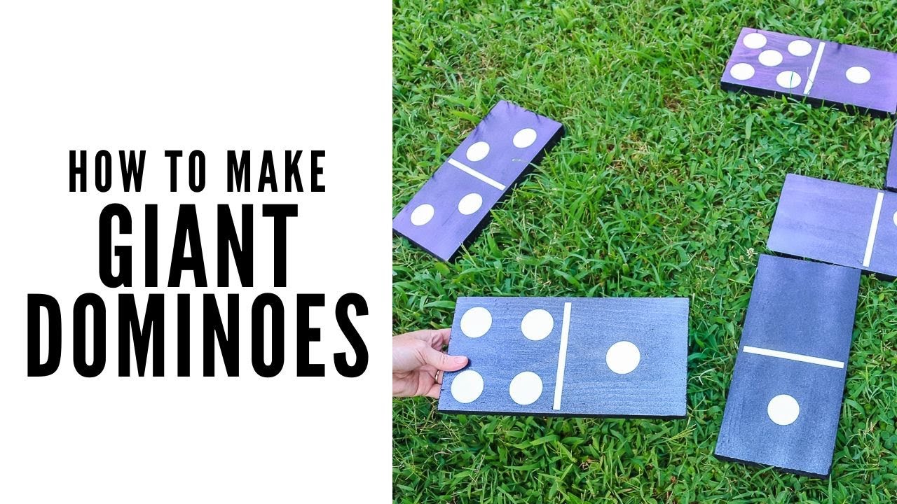 How to Make Giant DIY Dominoes