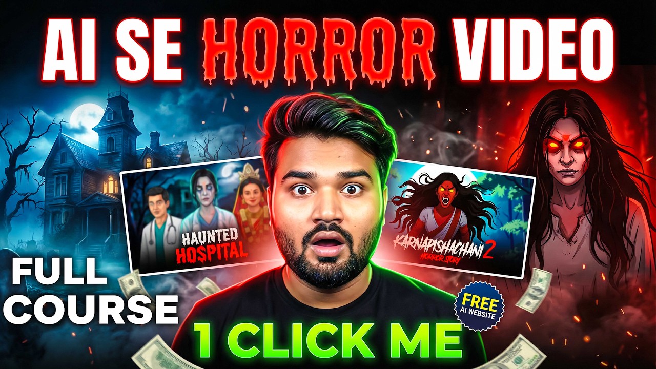 How to Make Viral AI Horror Story Videos [Full Course 2026] 🔥