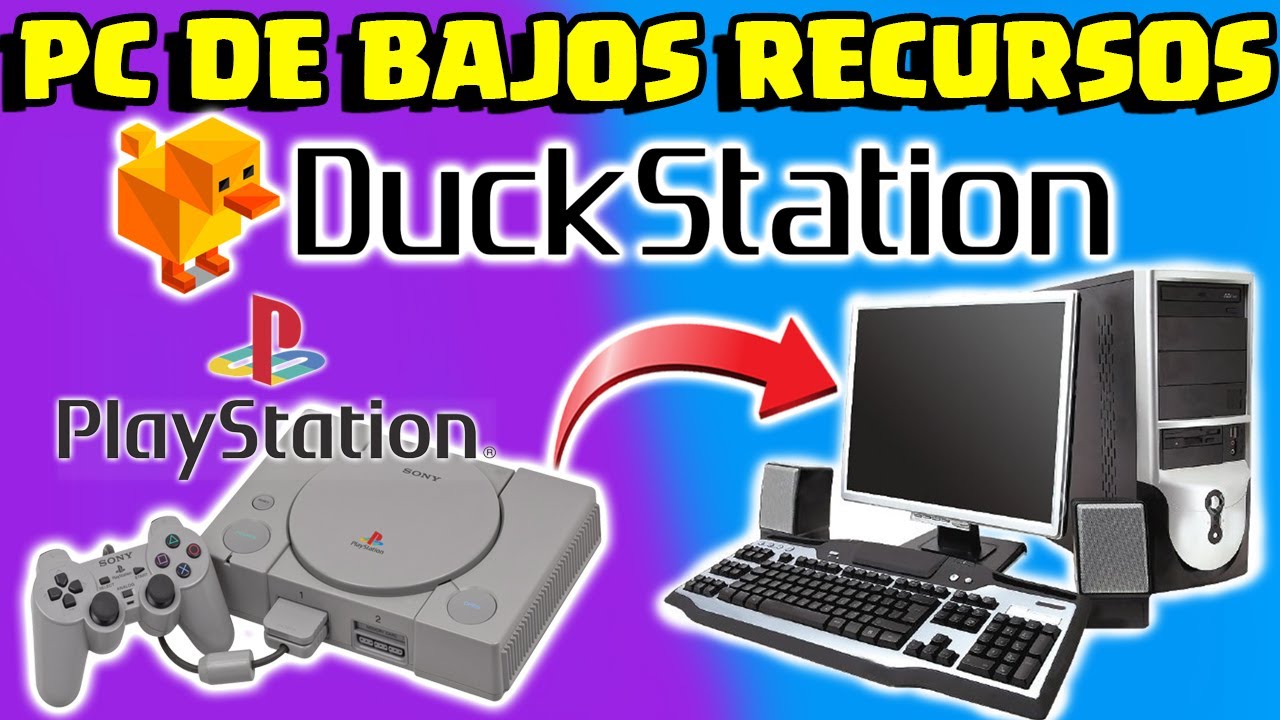El Mejor Emulador de Ps1 para Pc de Gama Baja 2023 | DuckStation / Instalación + Configuración