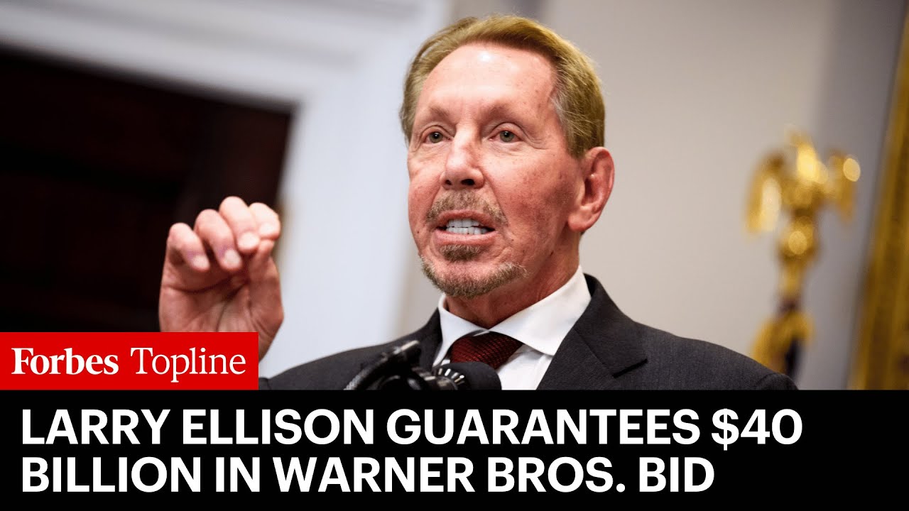Larry Ellison Guarantees $40 Billion In Paramount&rsquo;s Warner Bros. Discovery Bid