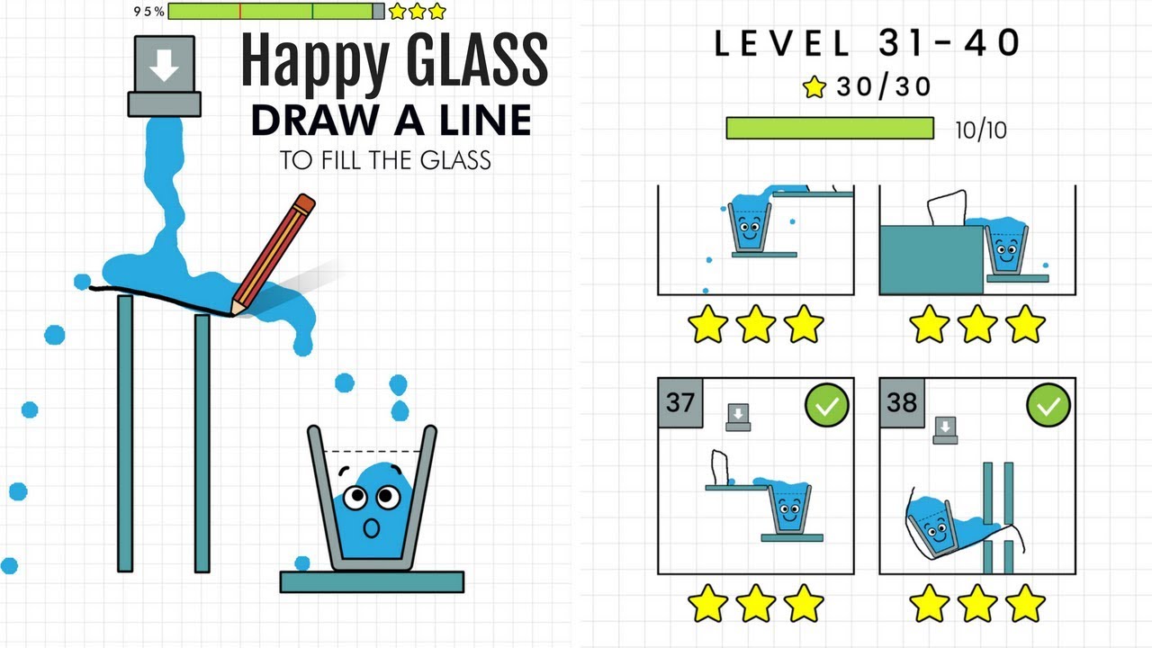 Happy Glass Level 31 to 40