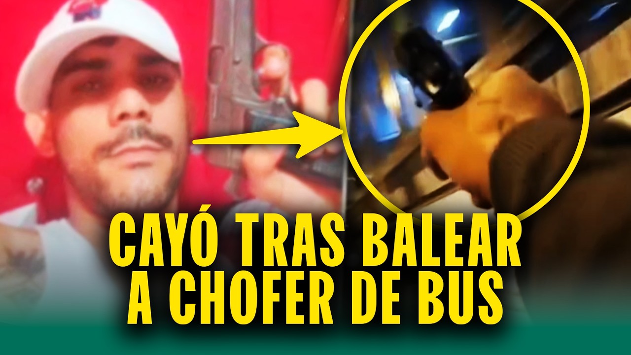 Capturan a dos sicarios tras ataque contra chofer de bus: 'La próxima será con granadas'