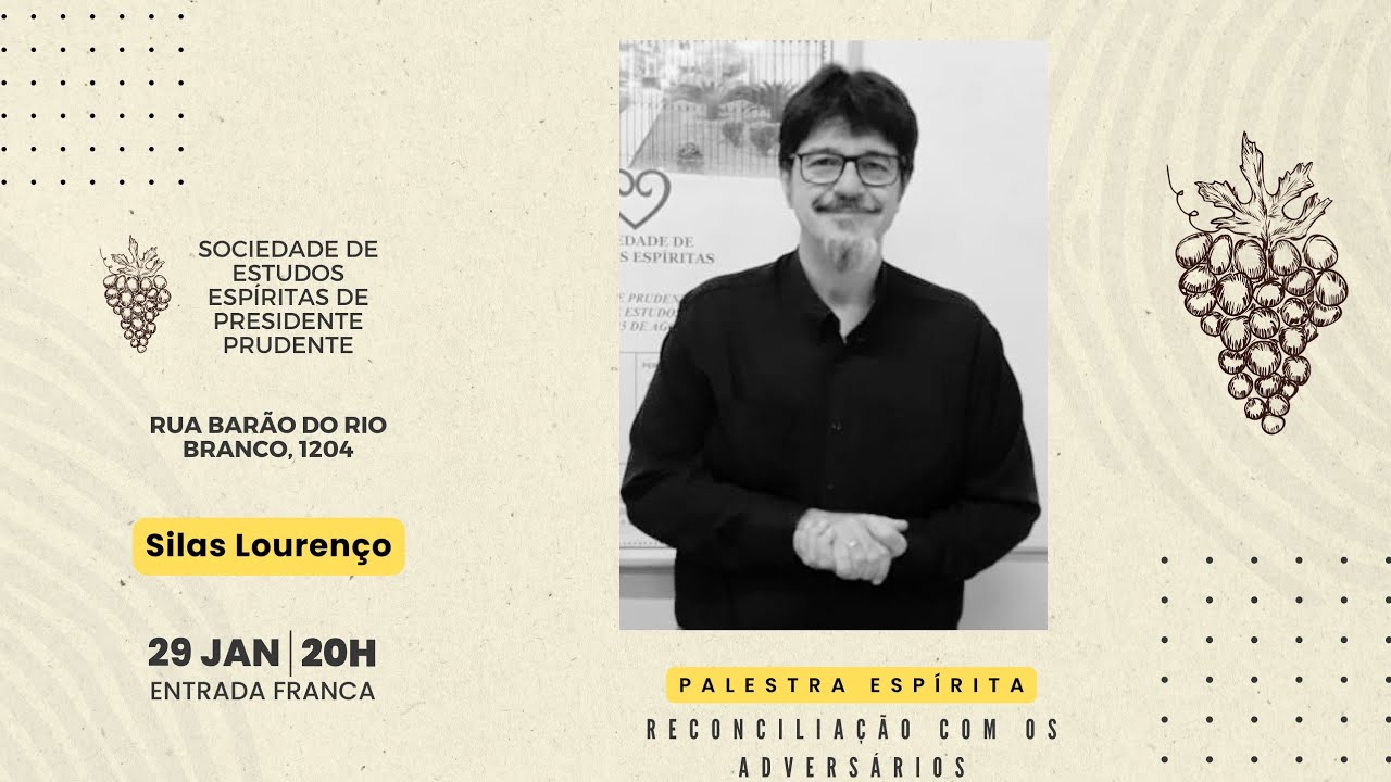 Sociedade de Estudos Espíritas de Pres. Prudente está ao vivo!