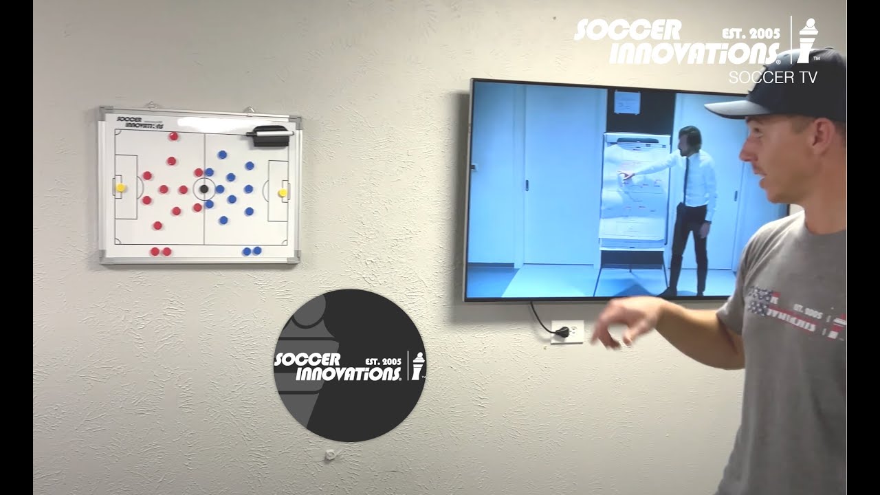 46x60 Medium Dual Sided Magnetic Soccer Tactic Board | Soccer Innovations&trade;