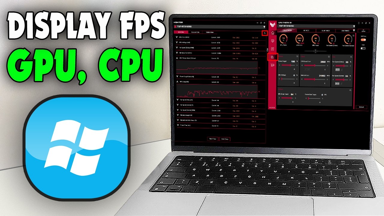 Как отобразить FPS, загрузку GPU и CPU в игре на ноутбуке (2026)
