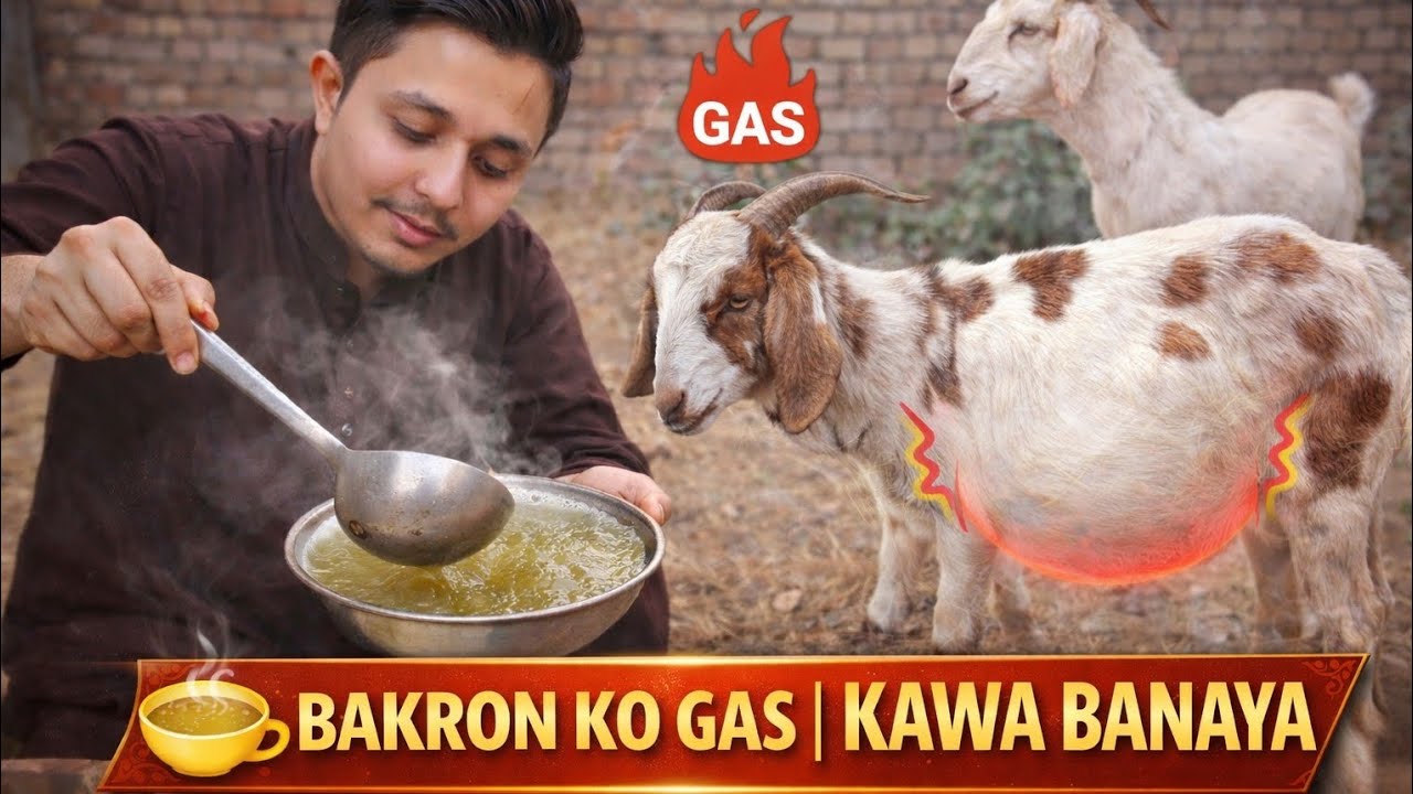 Bakron Ki Gas Ka Ilaj | Desi Kawa Bana Kar Pilaya | 100% Faida