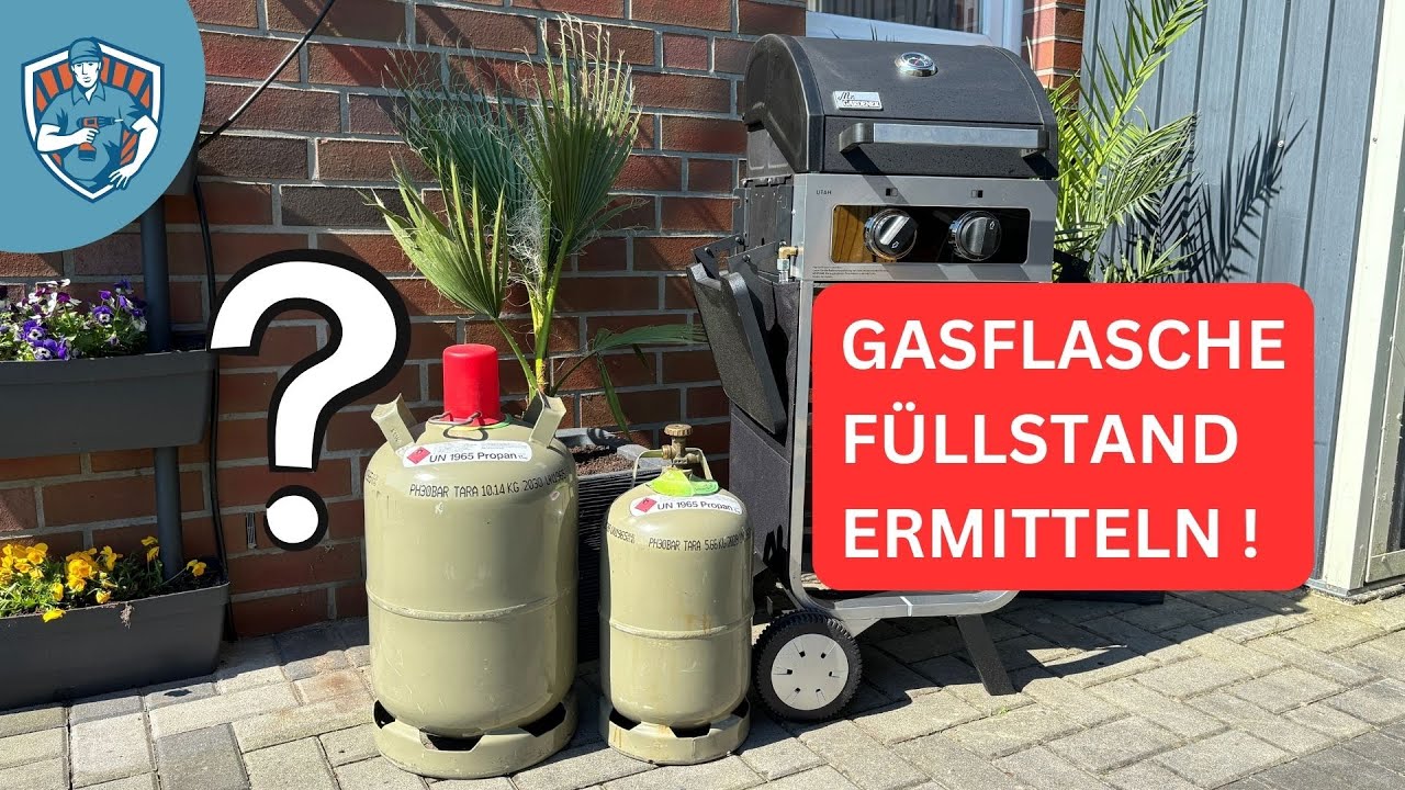 ✅ Gasflasche - F&uuml;llstand einfach ermitteln I Mit diesen 2 Methoden klappt es garantiert ! ! ! 👍
