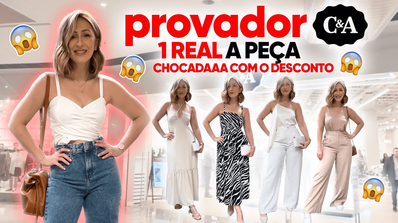 LOOKS NO PROVADOR CEA - CHOCADAAA PEÇA A 1 REAL