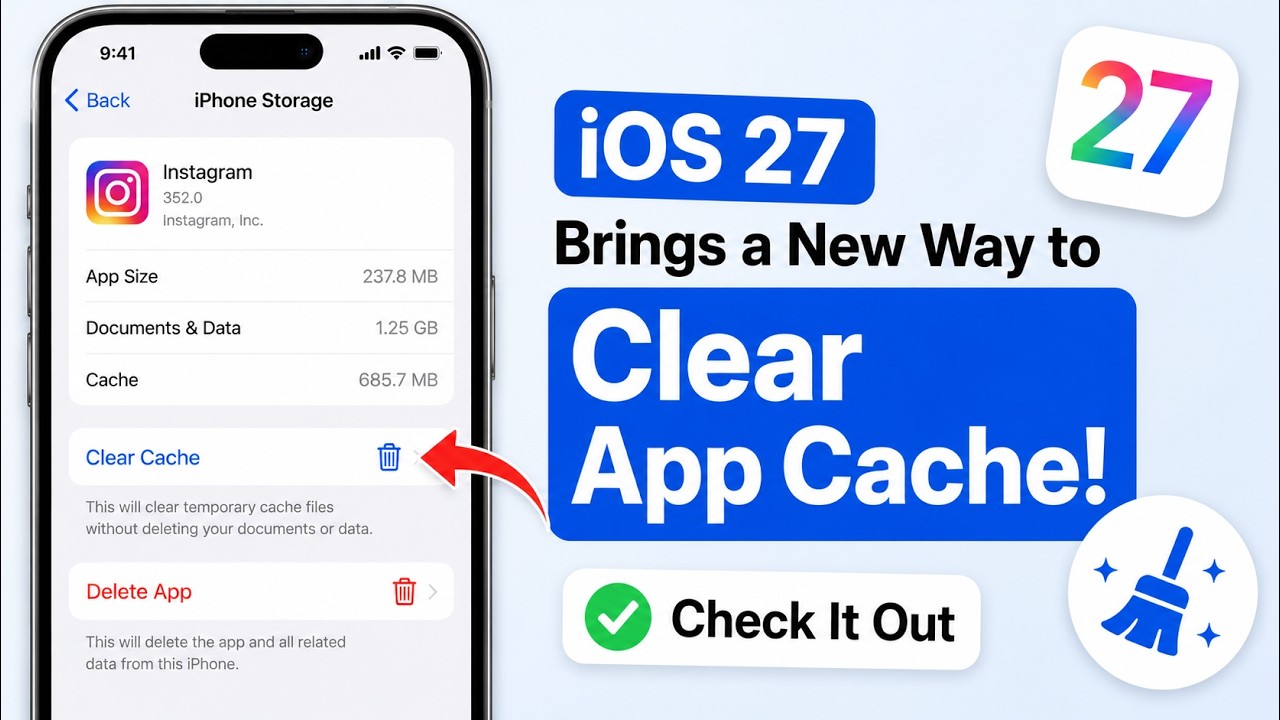 iOS 27: How to Clear App Cache on iPhone! New Method