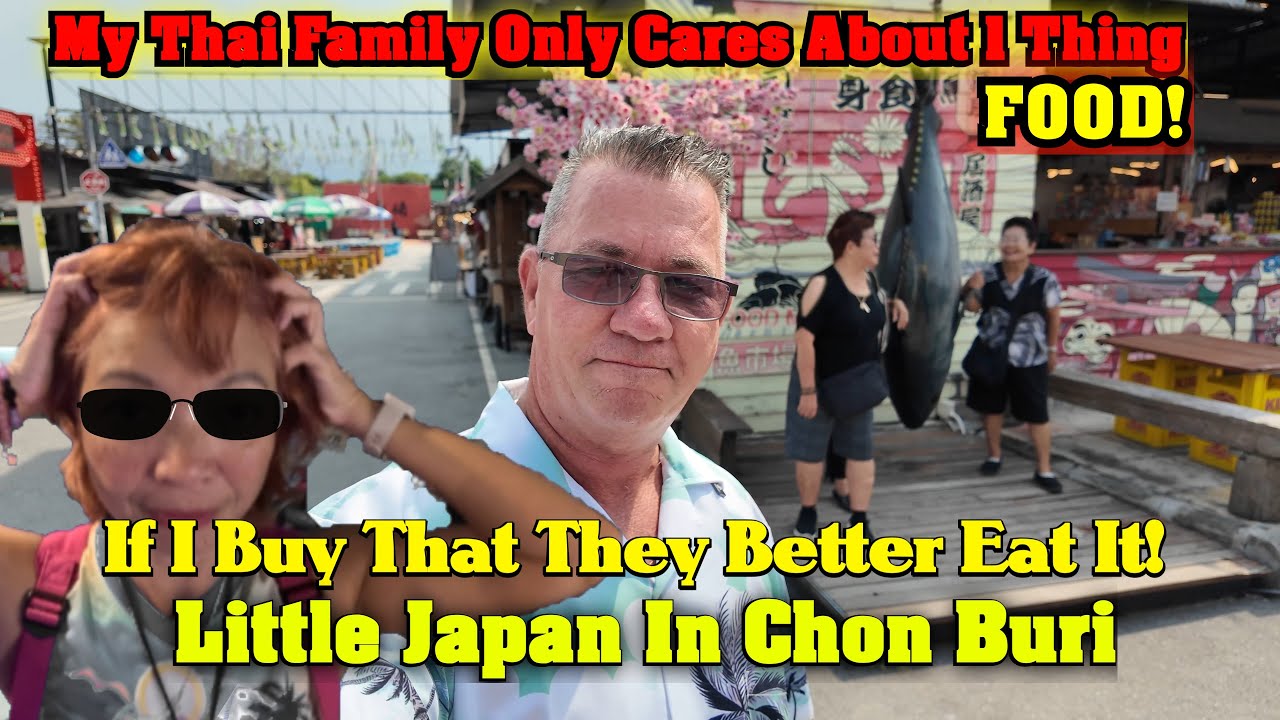I Take My Thai Family on a trip And They Only Care About 1 Thing! Food! Bangsaen