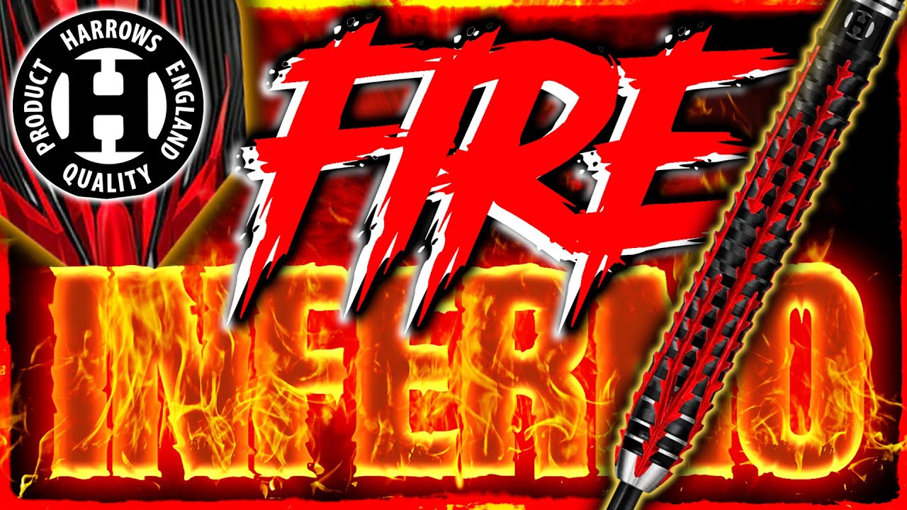Обзор Harrows INSANE Fire Inferno Darts