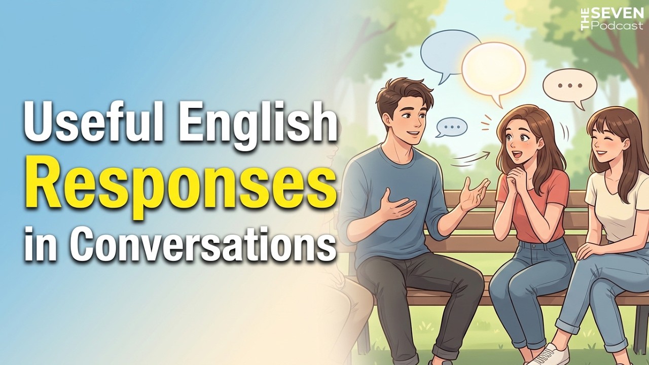Useful English Responses In Conversations | English Listening Practice Podcast