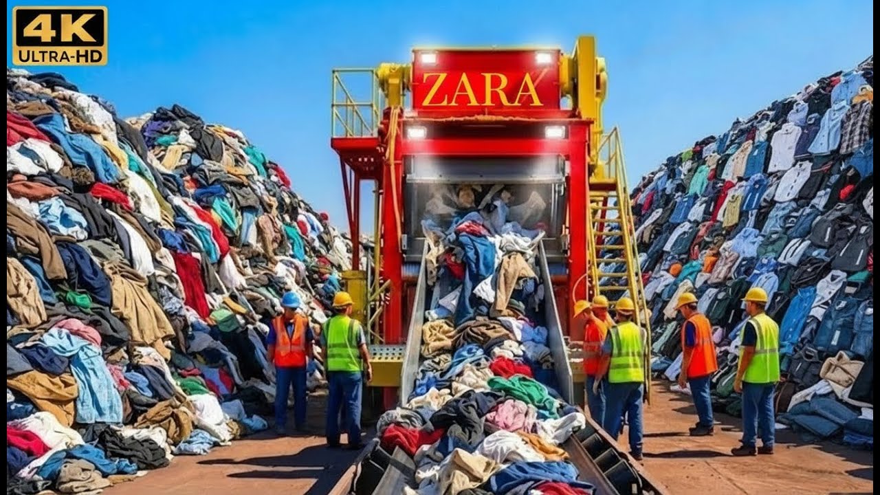 ZARA’s Secret Recycling Machine EXPOSED - How ZARA Turns Old Clothes into New Fashion