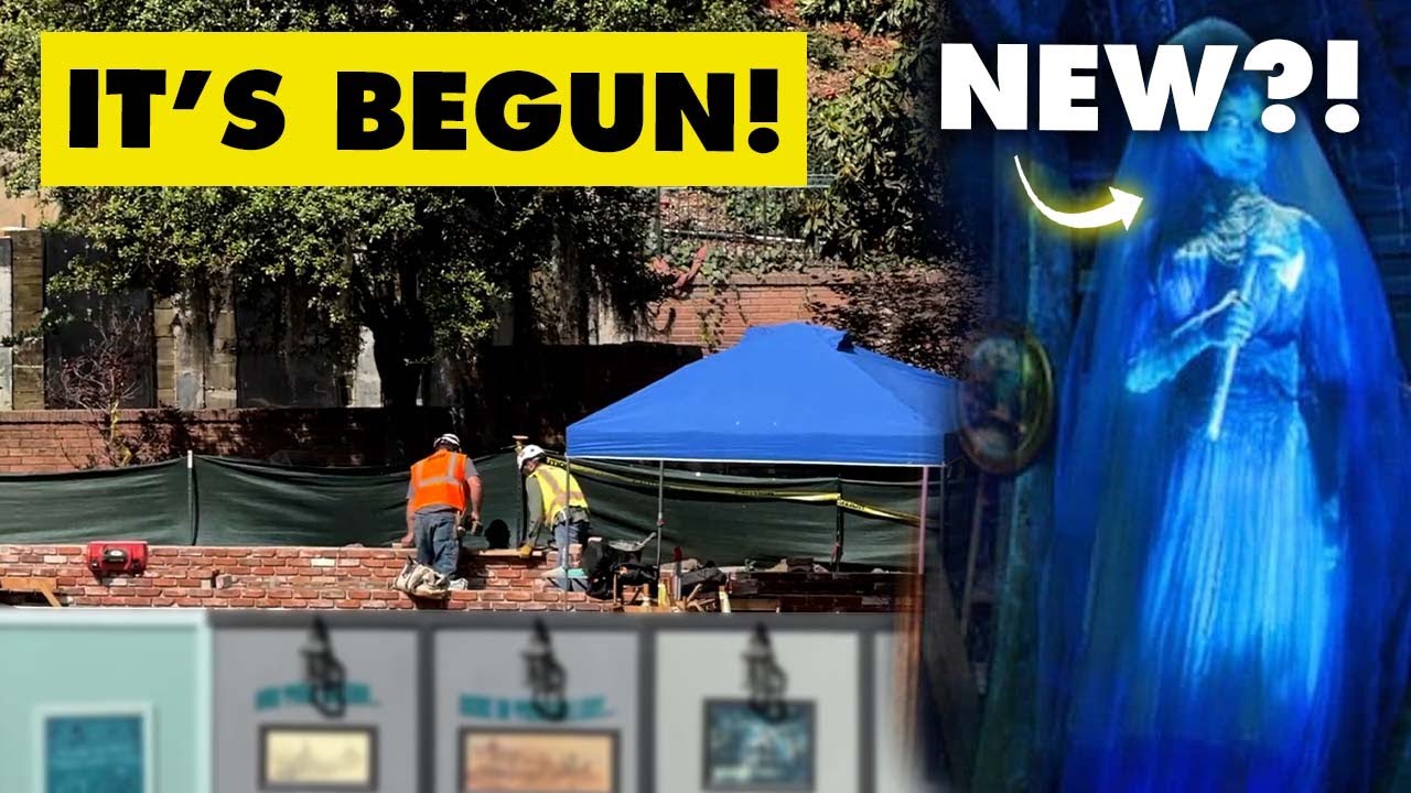 GREAT NEWS from Haunted Mansion!! | Disneyland Construction 06-17-2024