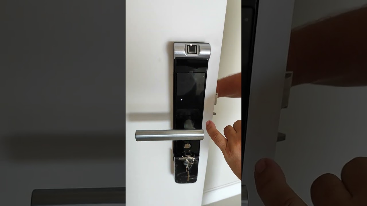 como configurar uma fechadura Yale ymf40A passo a passo senha e biometria