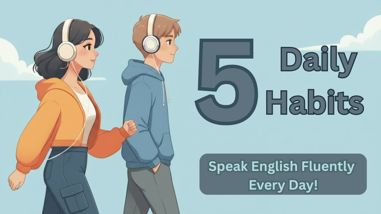 Improve English Fluency Daily | 5 Simple Habits That Actually Work | English Speaking Podcast