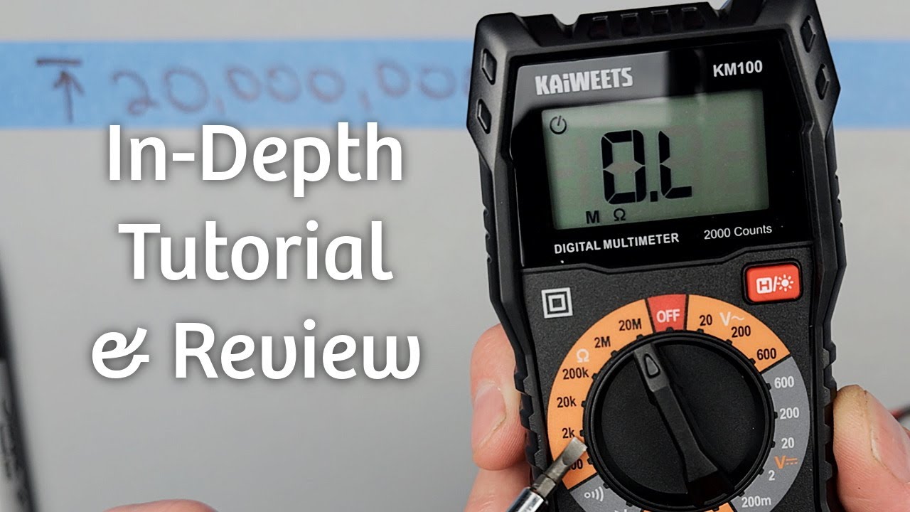 How to Use Kaiweets KM100 Digital Multimeter: The Beginner's Guide to Non-Destructive Testing! ⚡️