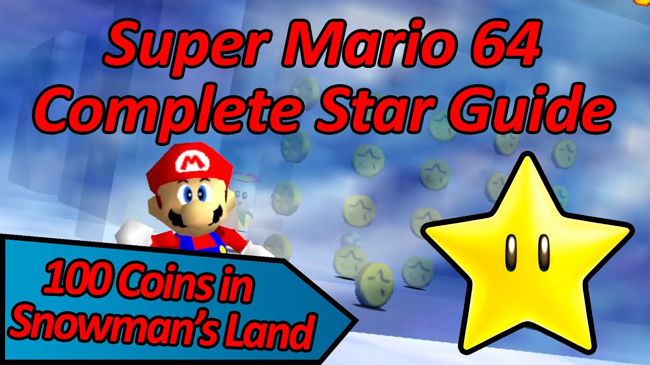 100 монет в стране снеговиков — Super Mario 64 Complete Star Guide