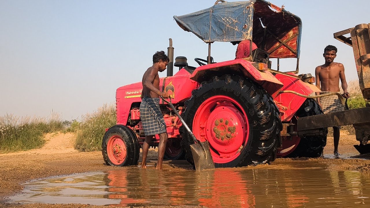 Mahindra 475DI  sarpanch full loading balu cultivation video new video //sahu tractor video//....
