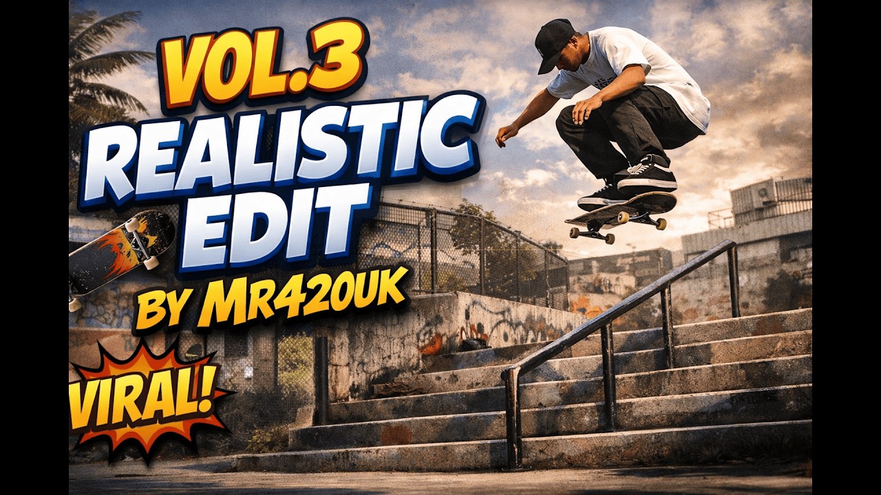 Skate 4 Vol.3 – INSANE Realistic Edit by MR420UK (The Sweet Escape Credits Gwen Stefani)