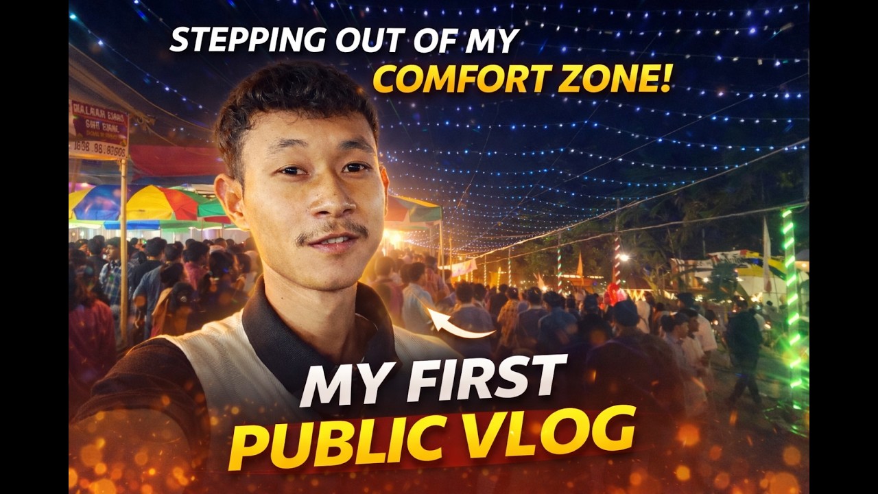 My First Public Vlog at Puja Night 😱 | Stepping Out of My Comfort Zone