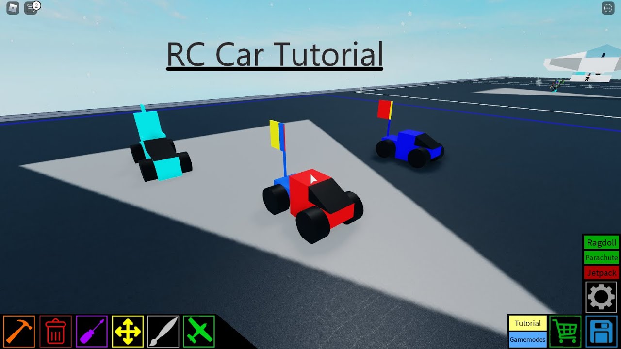 Roblox Plane crazy (RC Car Tutorial)
