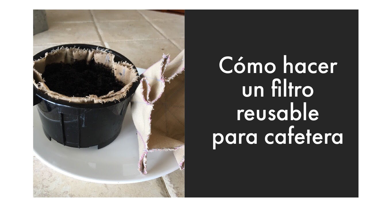 Filtro reusable para cafetera